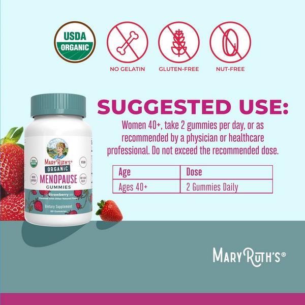 MaryRuth's Menopause Gummies Strawberry #6