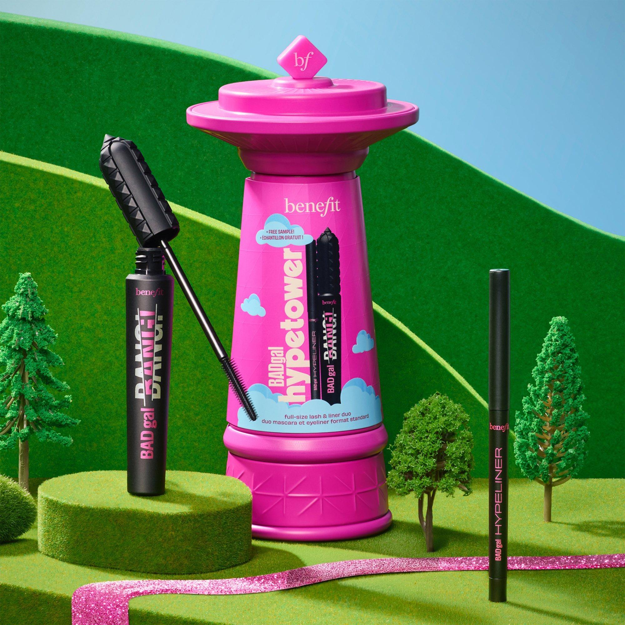Подарочный набор для глаз Benefit Cosmetics BADgal Hypetower: тушь и подводка — фото 8