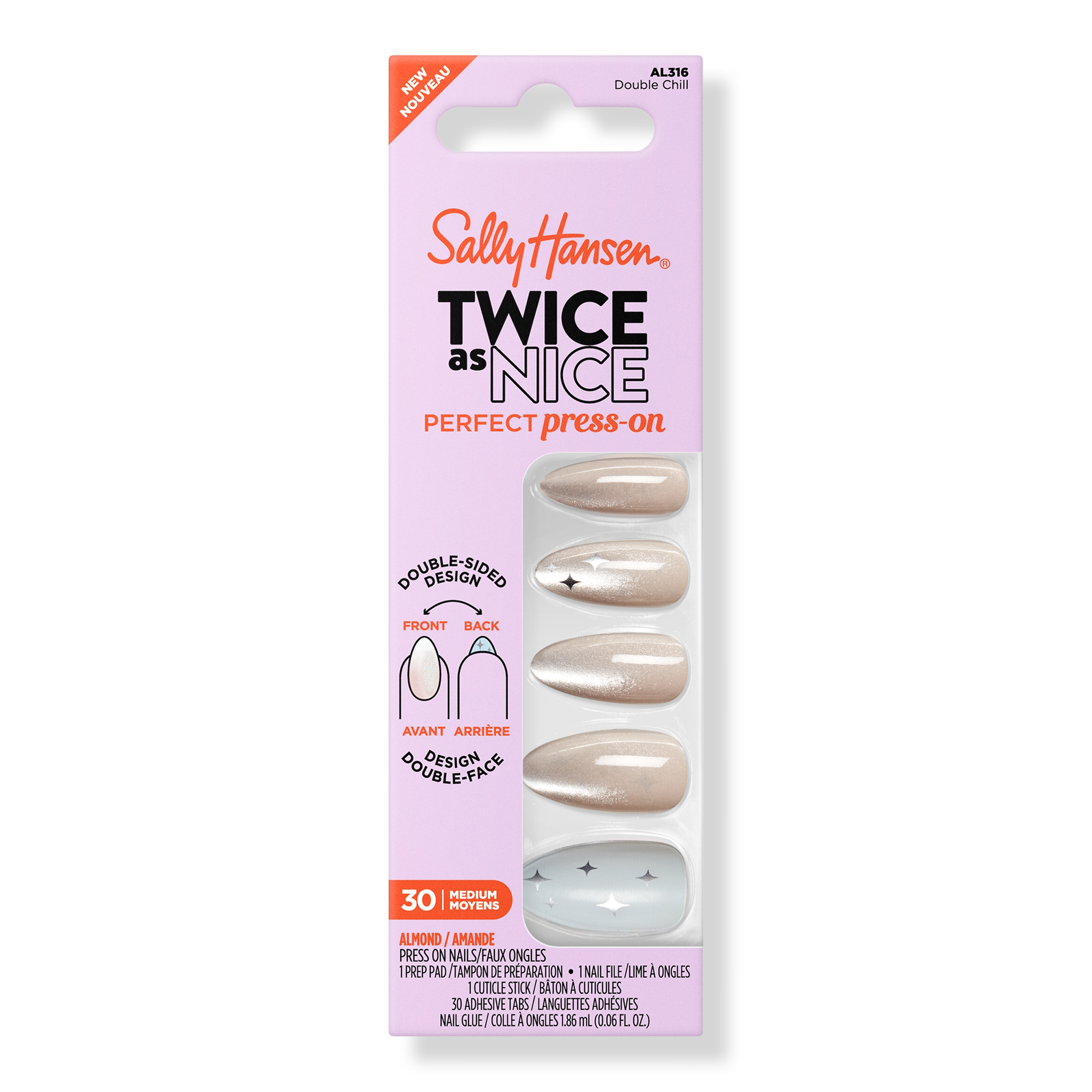Sally Hansen Salon Effects Press Ons Twice As Nice Collection #1