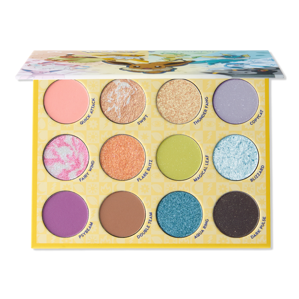 ColourPop X Pokemon Eeveelution Eyeshadow Palette