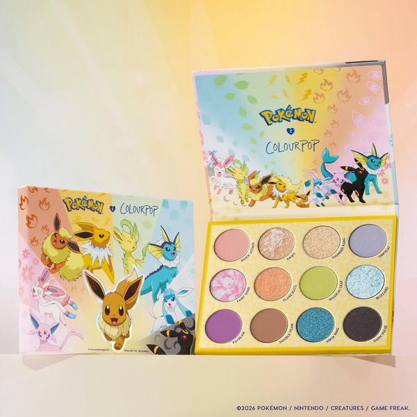 ColourPop ColourPop X Pokémon Eeveelution Eyeshadow Palette #2