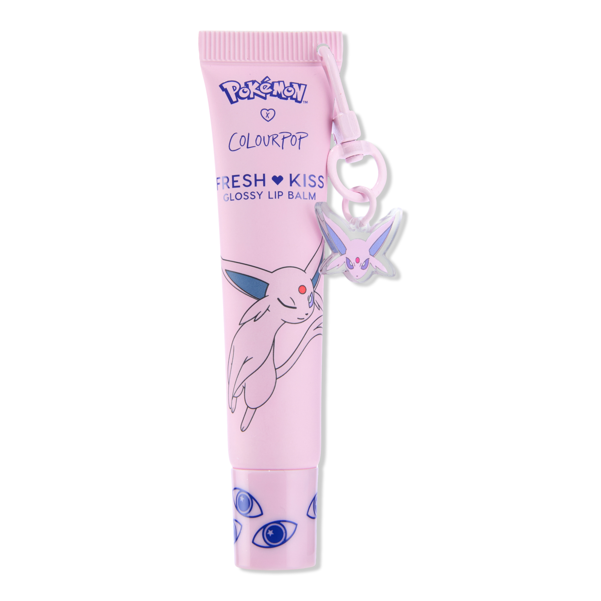 ColourPop ColourPop X Pokémon Fresh Kiss Glossy Lip Balm w/ Keychain Charm Espeon #1