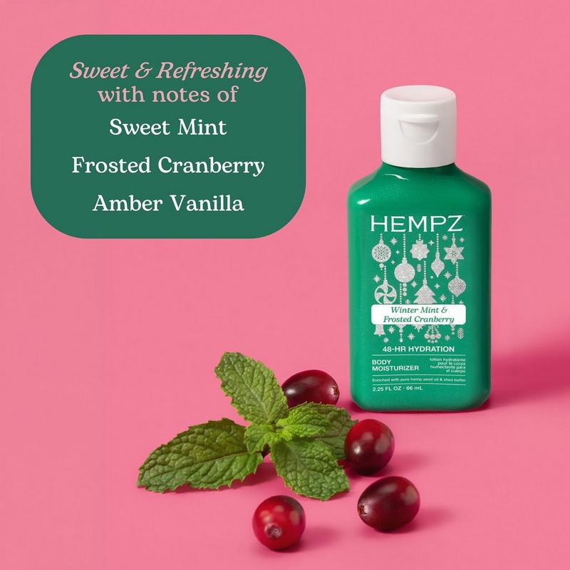 Hempz - 2.25 oz Limited Edition Winter Mint & Frosted Cranberry