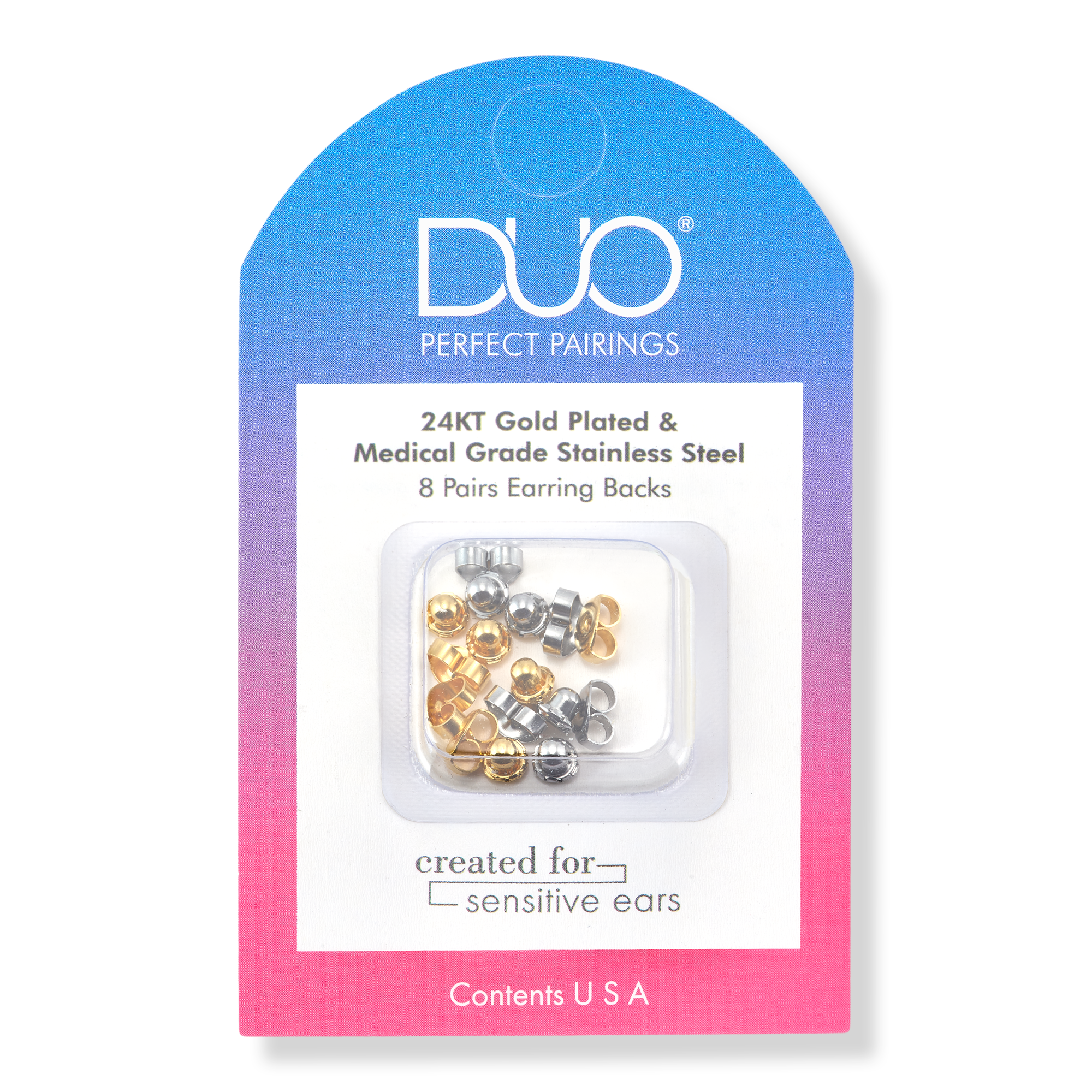 DUO Perfect Pairings 16 Piece Earring Back Set #1