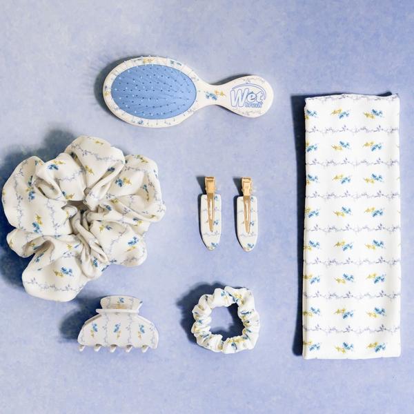 Wet Brush Wet Brush x Hill House Bluebell Waltz and Brown Gingham Large Satin Scrunchies 2ct #5