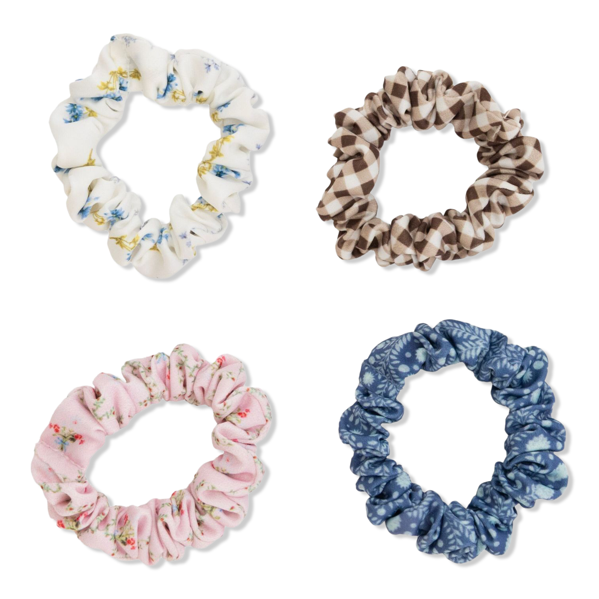 Wet Brush Wet Brush x Hill House Skinny Satin Scrunchies 4ct #1