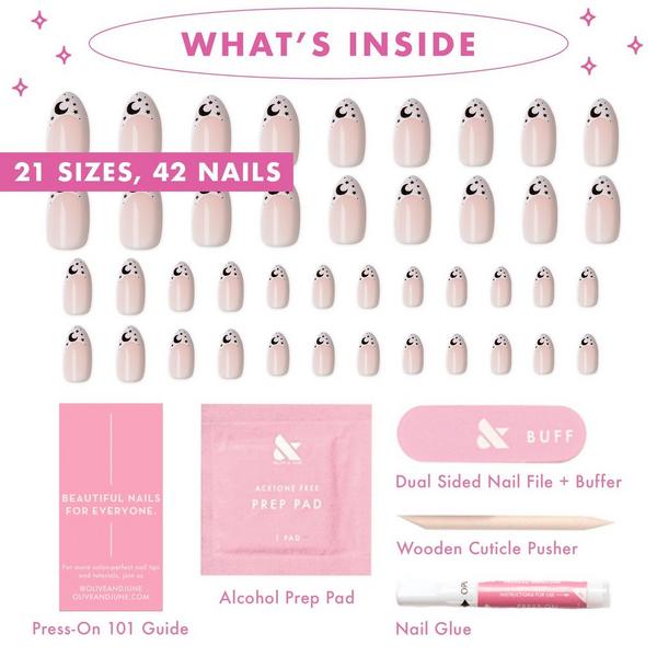 Olive & June Instant Mani Halloween Press-On Nails Witching Hour French #3