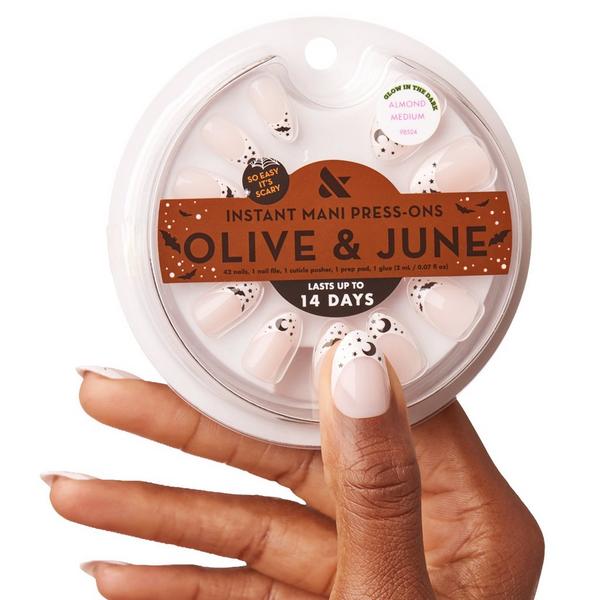 Olive & June Instant Mani Halloween Press-On Nails Witching Hour French #4