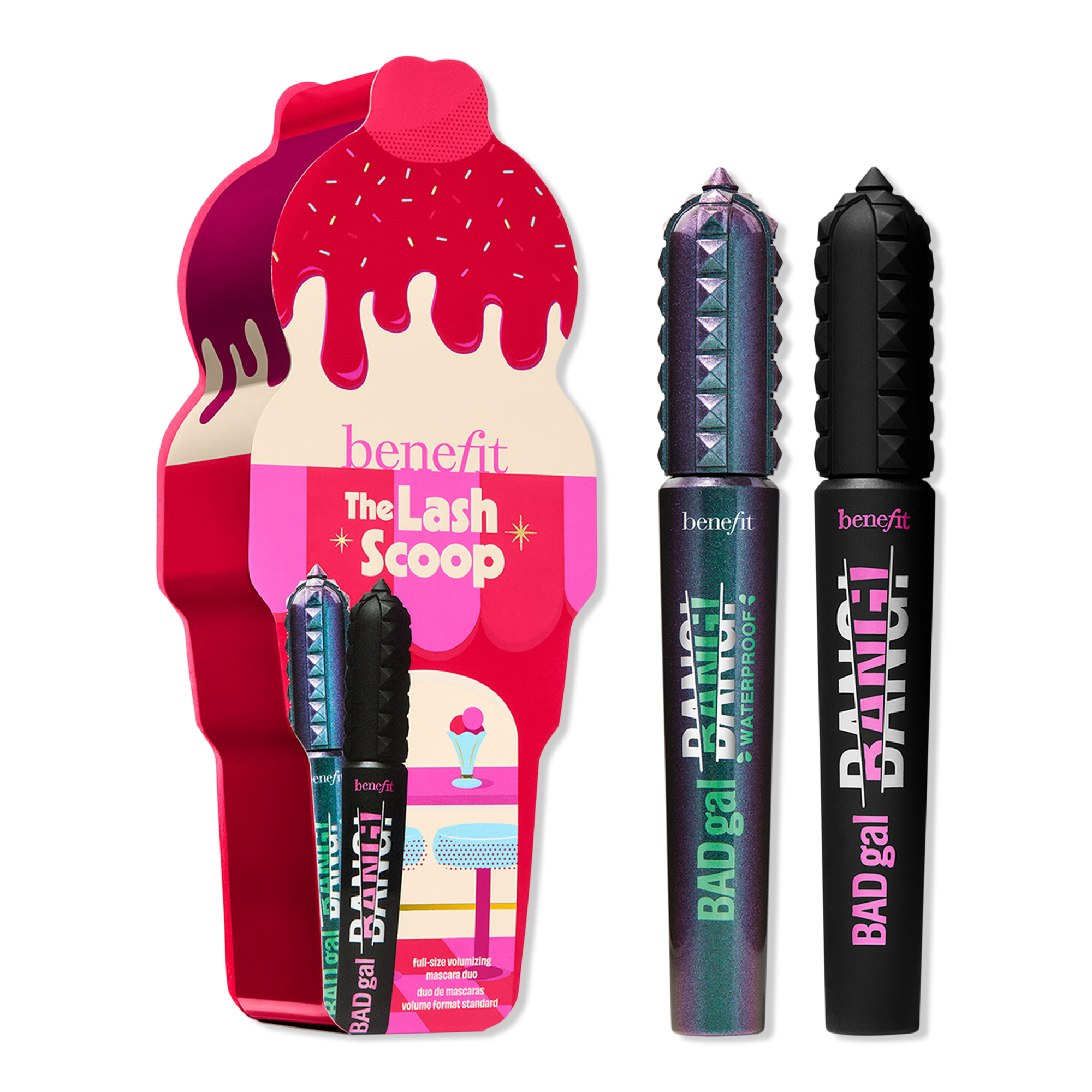 Benefit Cosmetics The Lash Scoop BADgal BANG! Volumizing Mascara Duo Waterproof Gift Set #1