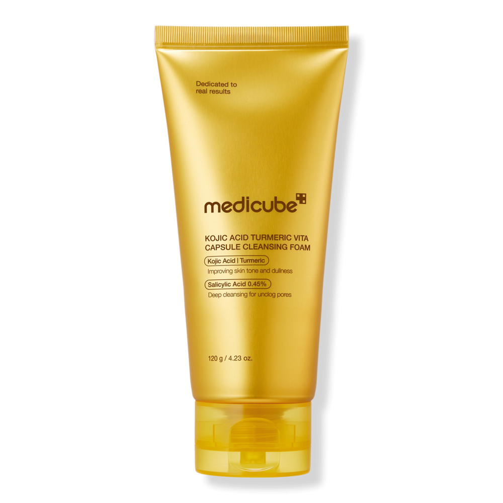 medicube Kojic Acid Turmeric Vita Capsule Cleansing Foam