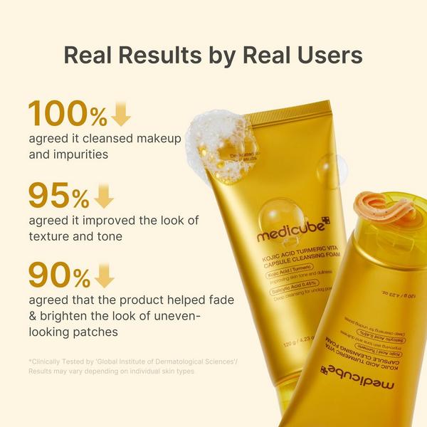 medicube Kojic Acid Turmeric Vita Capsule Cleansing Foam #5