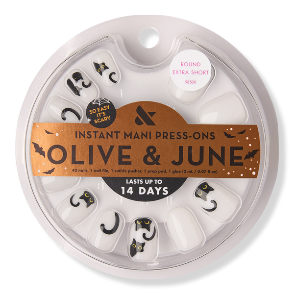 Olive & June Instant Mani Halloween Press-On Nails It’s Purrfection #1