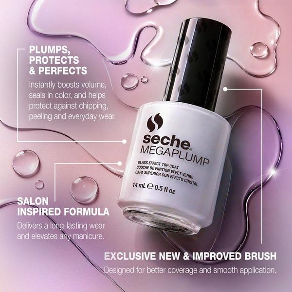 Seche Mega Plump, Glass Effect Top Coat #2
