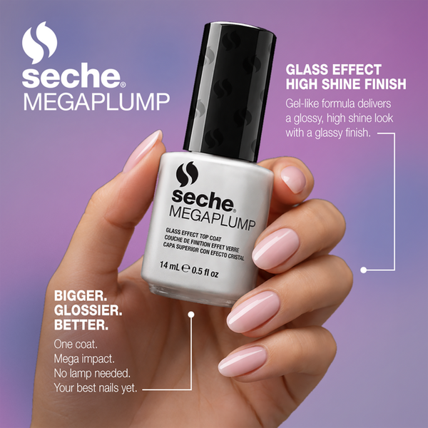 Seche Mega Plump, Glass Effect Top Coat #3