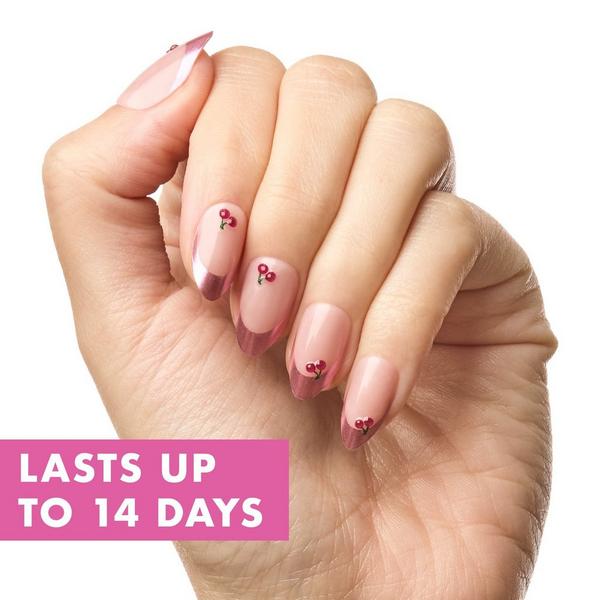Olive & June Instant Mani Press On Nails Puffy Cherry French #5