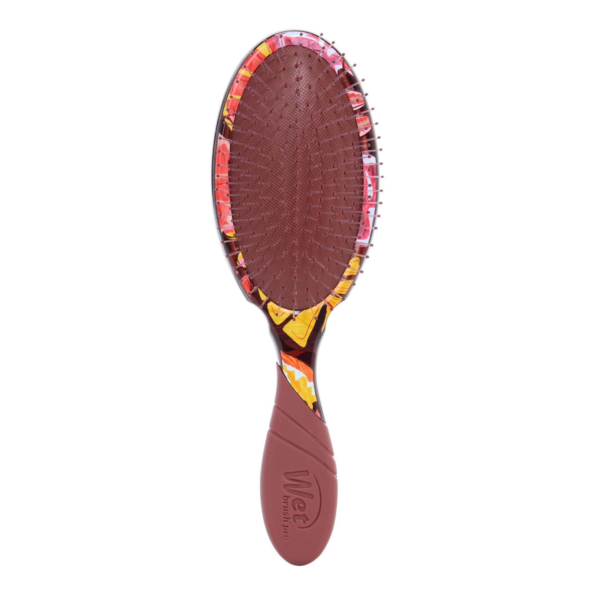 Профессиональная расчёска для распутывания волос Wet Brush Tropical Oasis, цвет: Burgandy Paradise — фото 4
