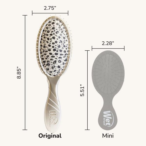Wet Brush Patterned Poise Pro Detangler – Cream Leopard #6