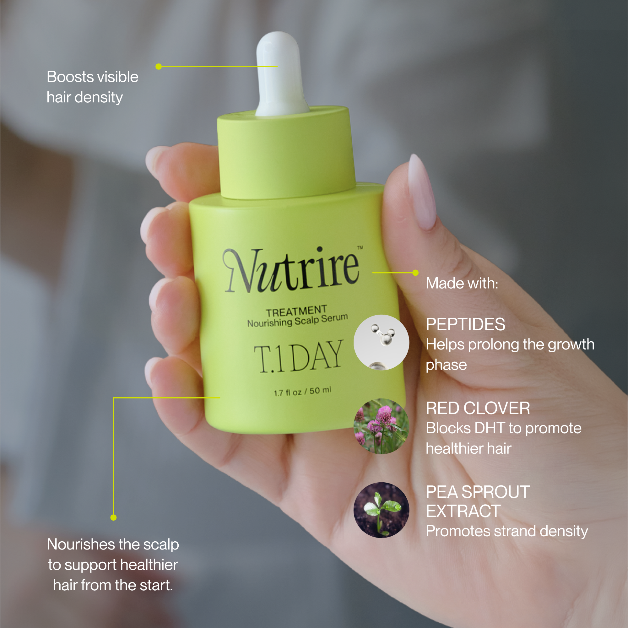 Дневная питательная сыворотка для кожи головы Nutrire T.1 — фото 3