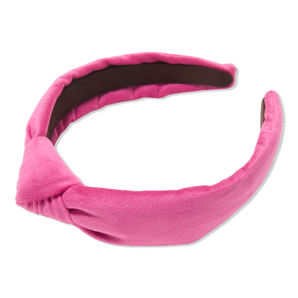 Lele Sadoughi Velvet Slim Knotted Headband #1