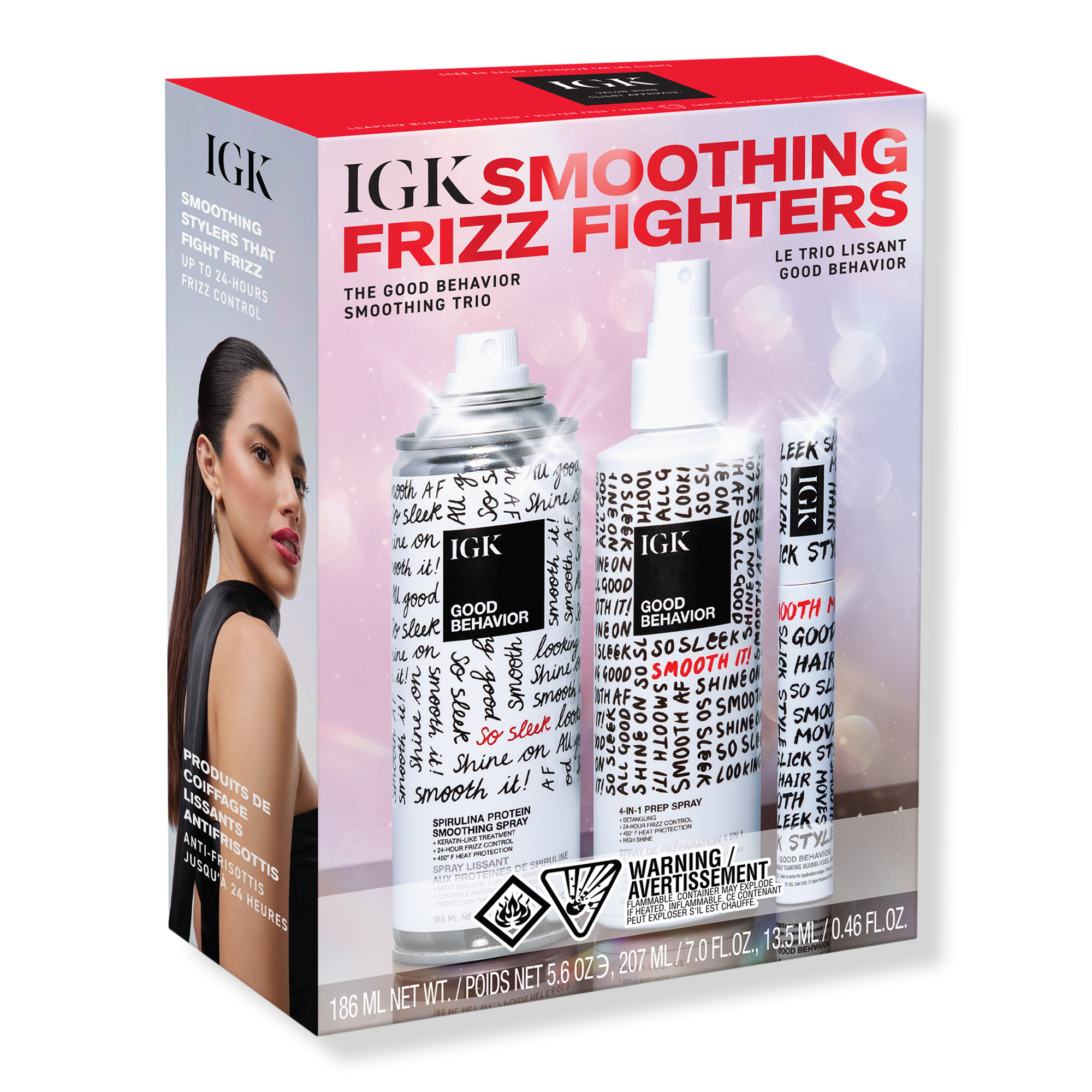 IGK Smoothing Frizz Fighters Holiday Kit #1