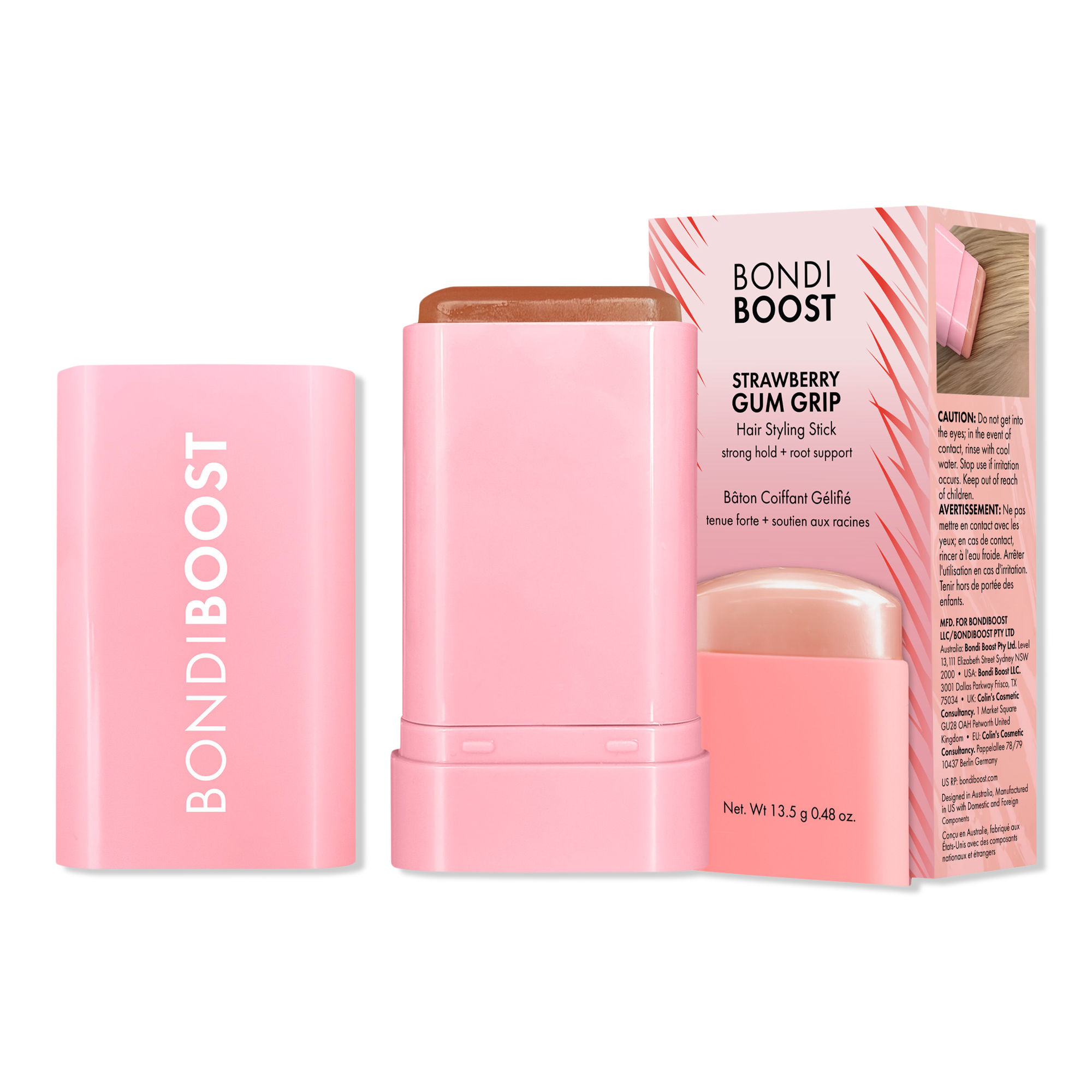 Bondi Boost Strawberry Gum Grip Styling Stick #1