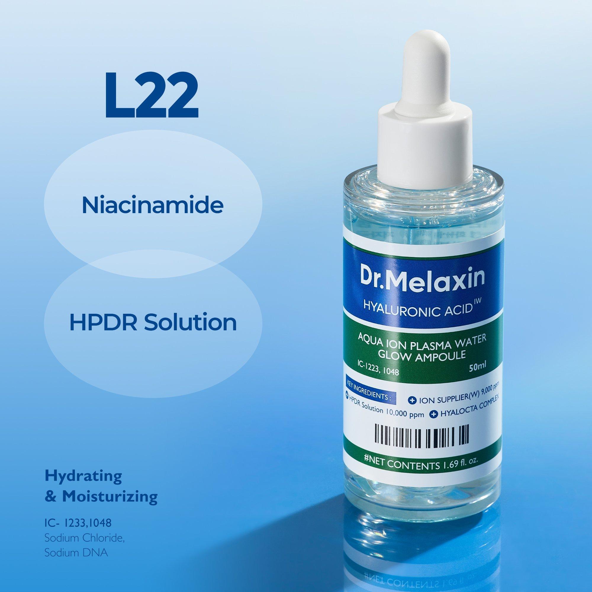 Ампула для сияния кожи Dr. Melaxin Aqua Ion Plasma Water Glow — фото 4