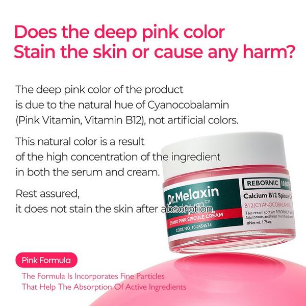 Dr. Melaxin Cyano Pink Spicule Cream #6