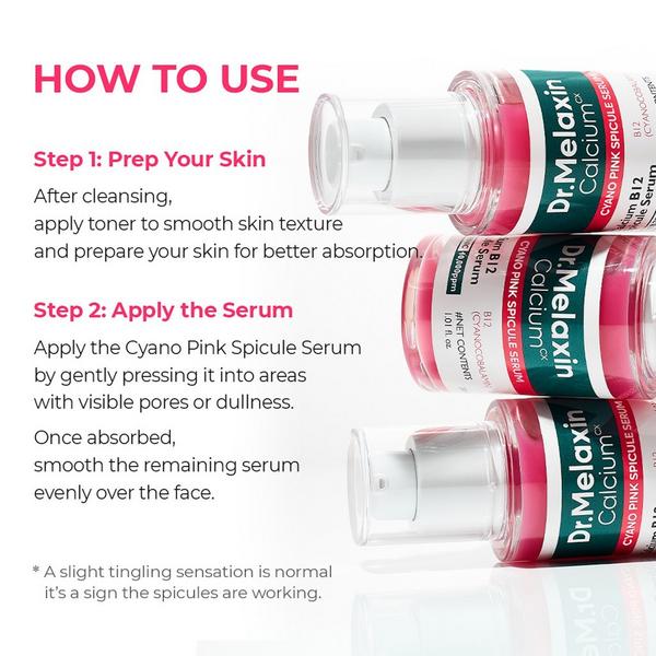 Dr. Melaxin Cyano Pink Spicule Serum #8