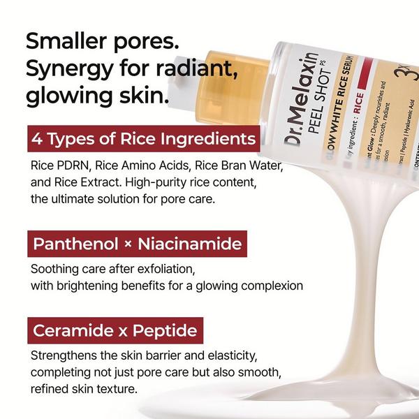 Dr. Melaxin Peel Shot Glow White Rice Serum #4
