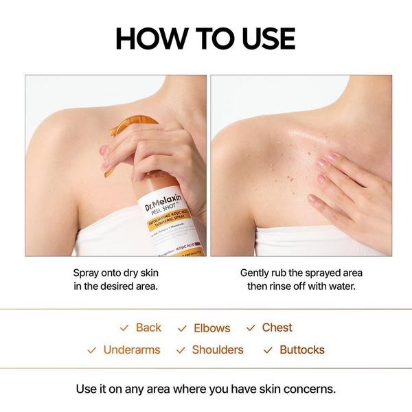 Dr. Melaxin Peel Shot Exfoliating Kojic Acid Turmeric Spray #8