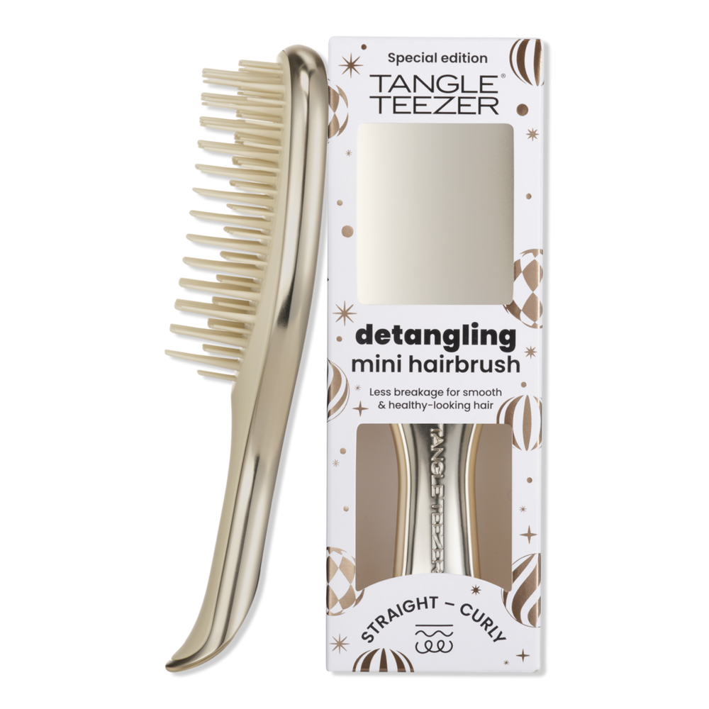 Tangle Teezer The Ultimate Detangler Chrome Mini - Champagne Gold