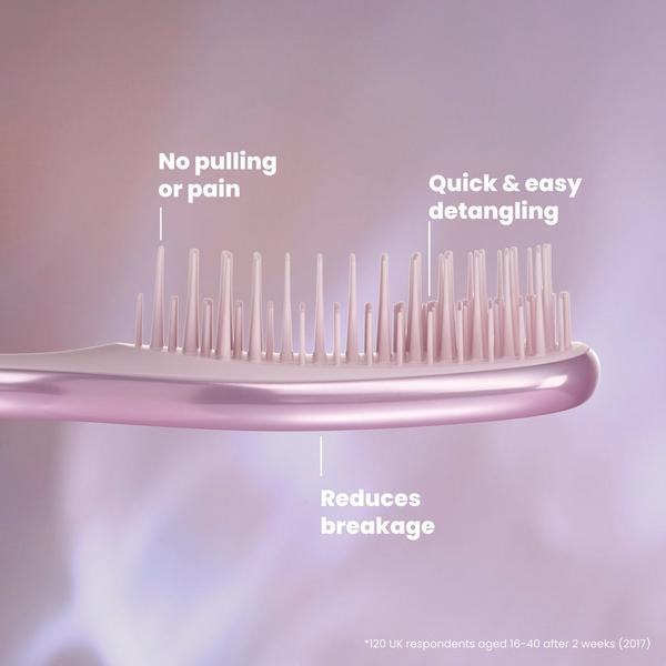 Tangle Teezer - Satin Pink The Ultimate Detangler Chrome Mini | Ulta Beauty