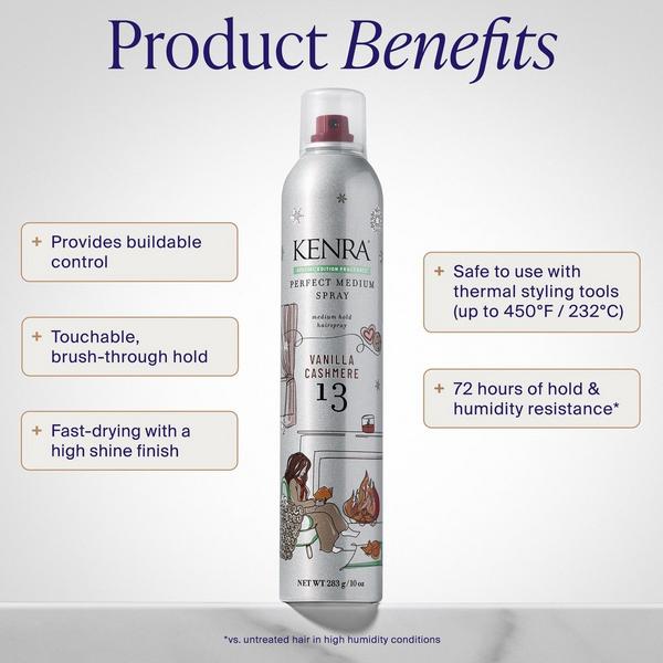 Kenra Professional Perfect Medium Spray 13 Vanilla Cashmere #2