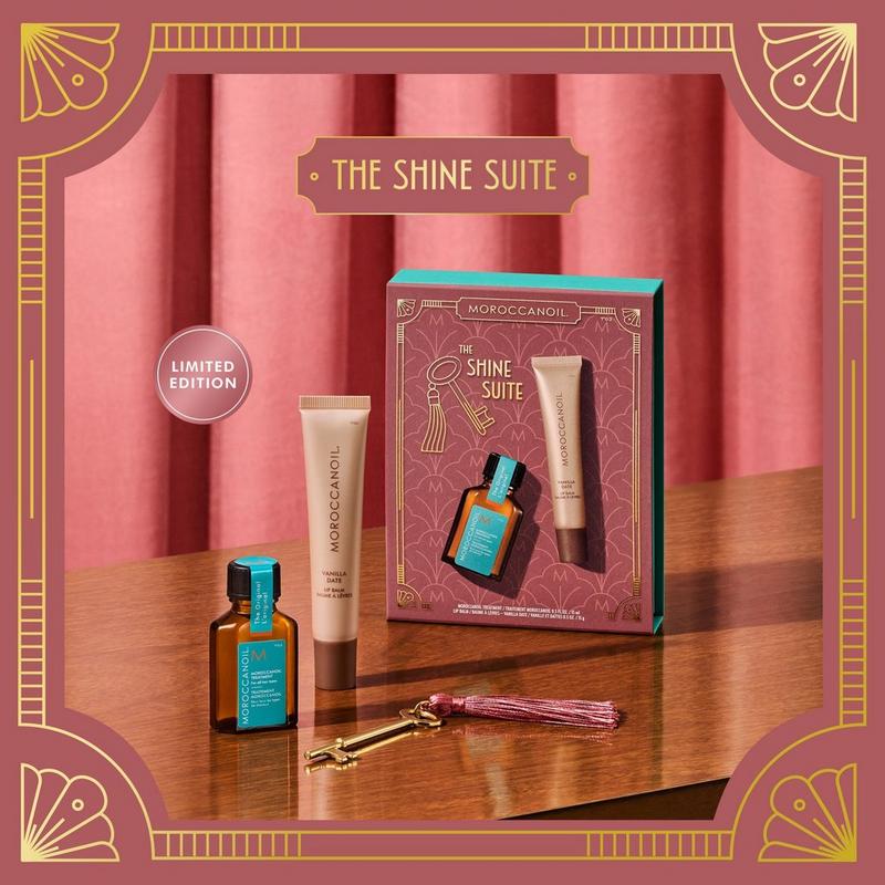 Moroccanoil - Holiday Shine Stocking Stuffer - Hair Oil & Lip Balm