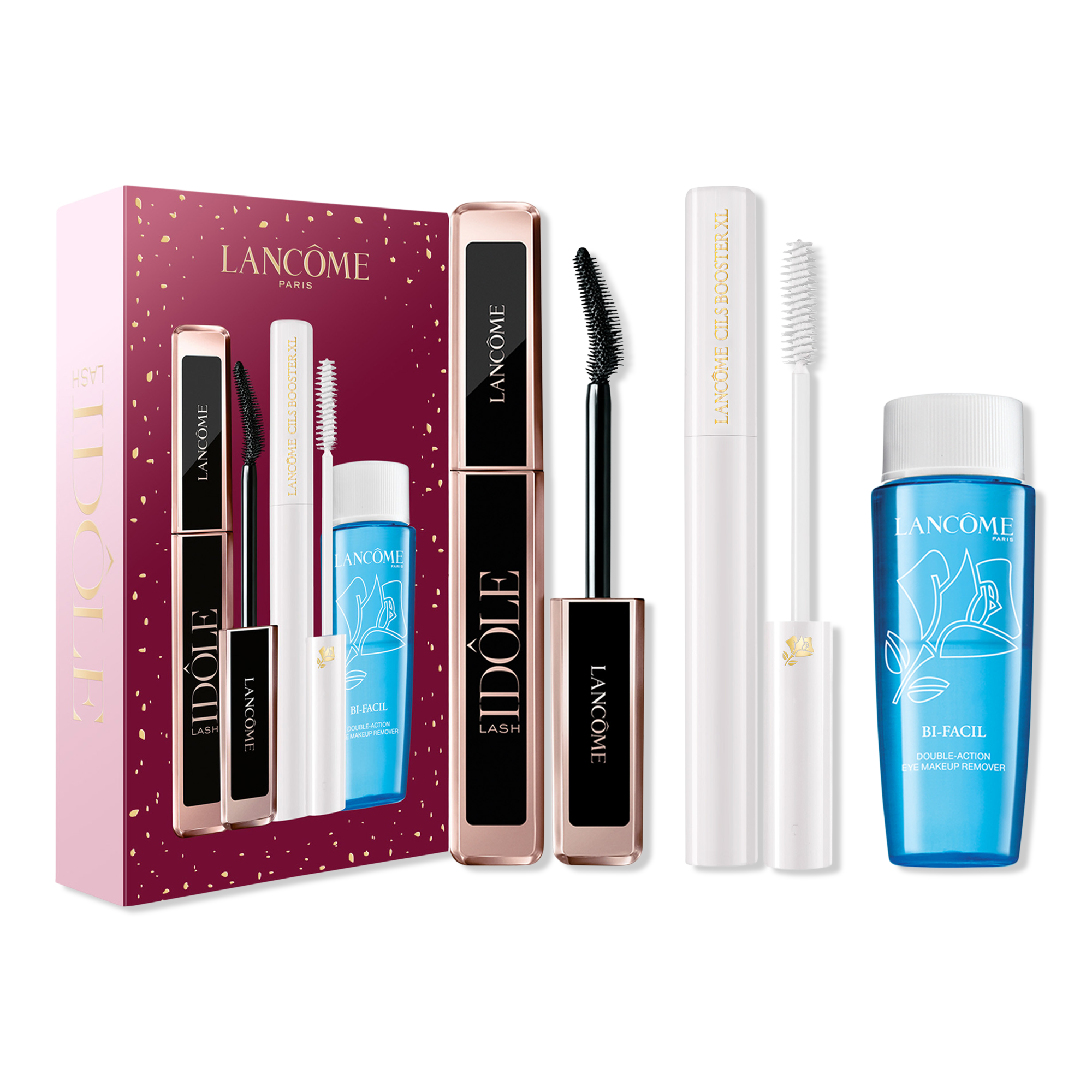 Lancôme Lash 3 Piece Set with Idôle Mascara, Cils Booster Primer & Bi-Facil Makeup Remover #1