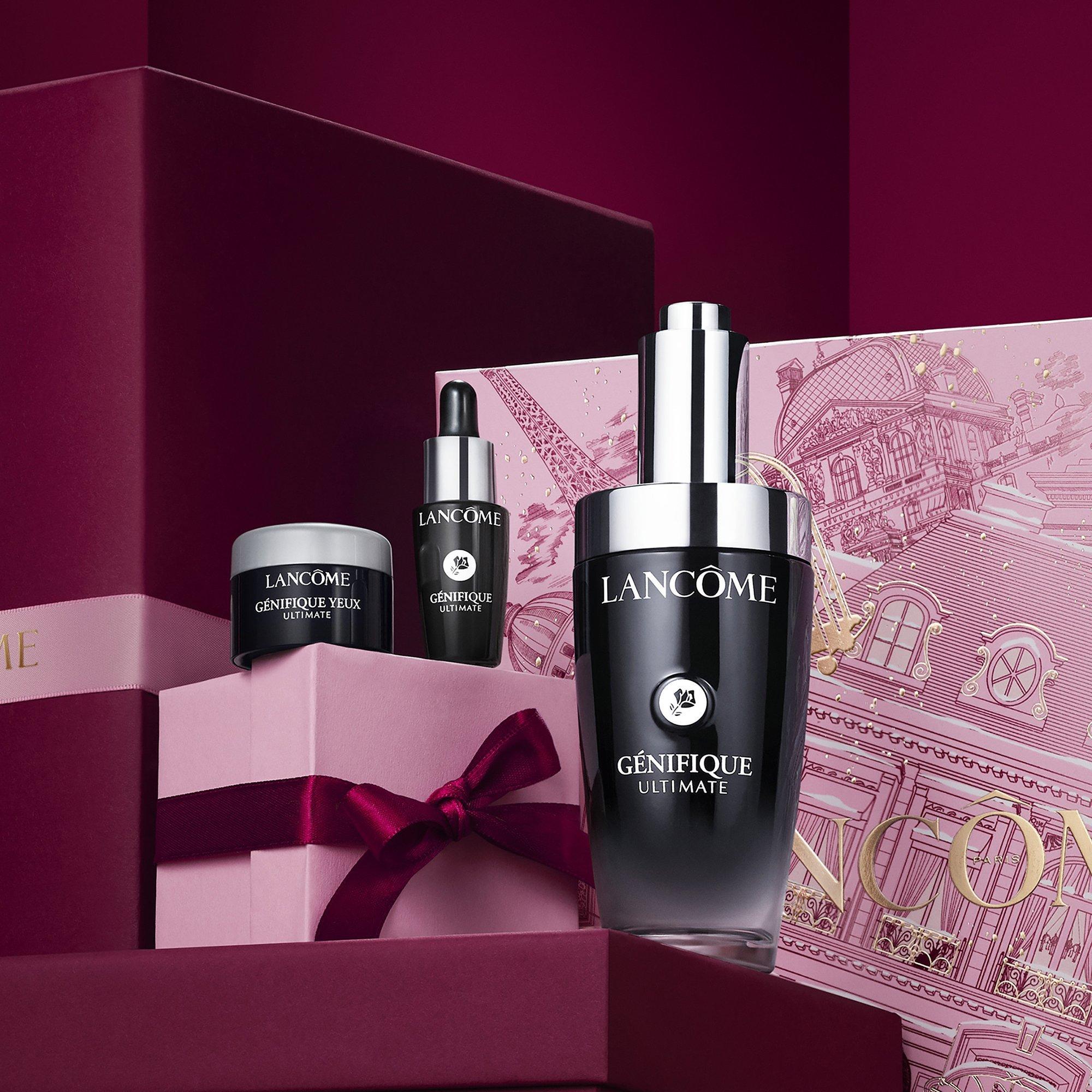 Набор Lancôme Génifique Ultimate Recovery: сыворотка для лица и крем для глаз, 3 предмета — фото 2
