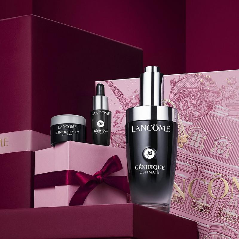LANCOME GENIFIQUE ULTIMATE スキンケアセット Lancôme - Génifique Ultimate Recovery Face Serum & Eye Cream 3