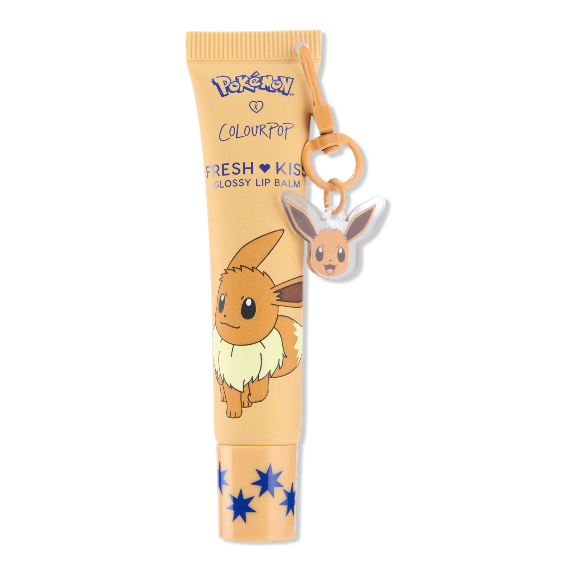 ColourPop ColourPop X Pokémon Fresh Kiss Glossy Lip Balm w/ Keychain Charm Eevee #1