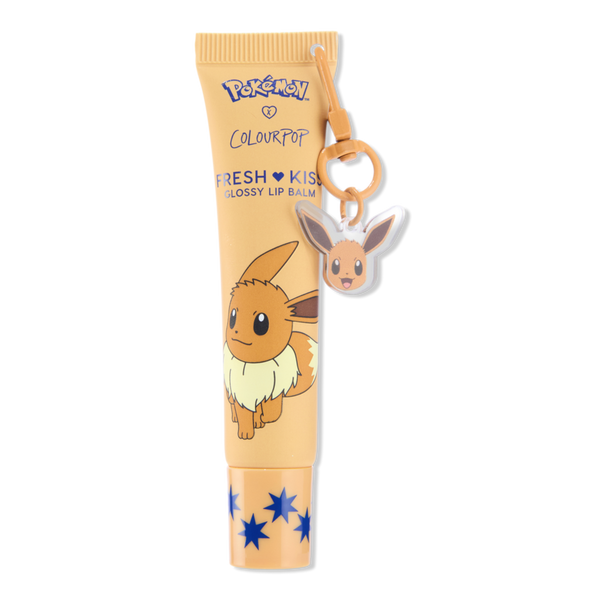 ColourPop ColourPop X Pokémon Fresh Kiss Glossy Lip Balm w/ Keychain Charm Eevee #1