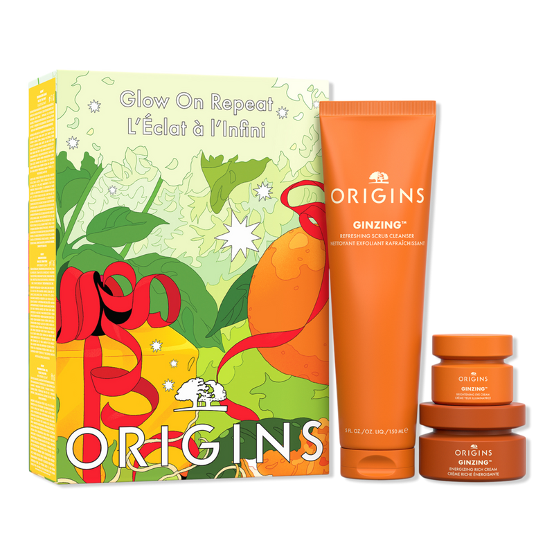Origins - Glow on Repeat GinZing 3 Piece Skincare Gift Set | Ulta