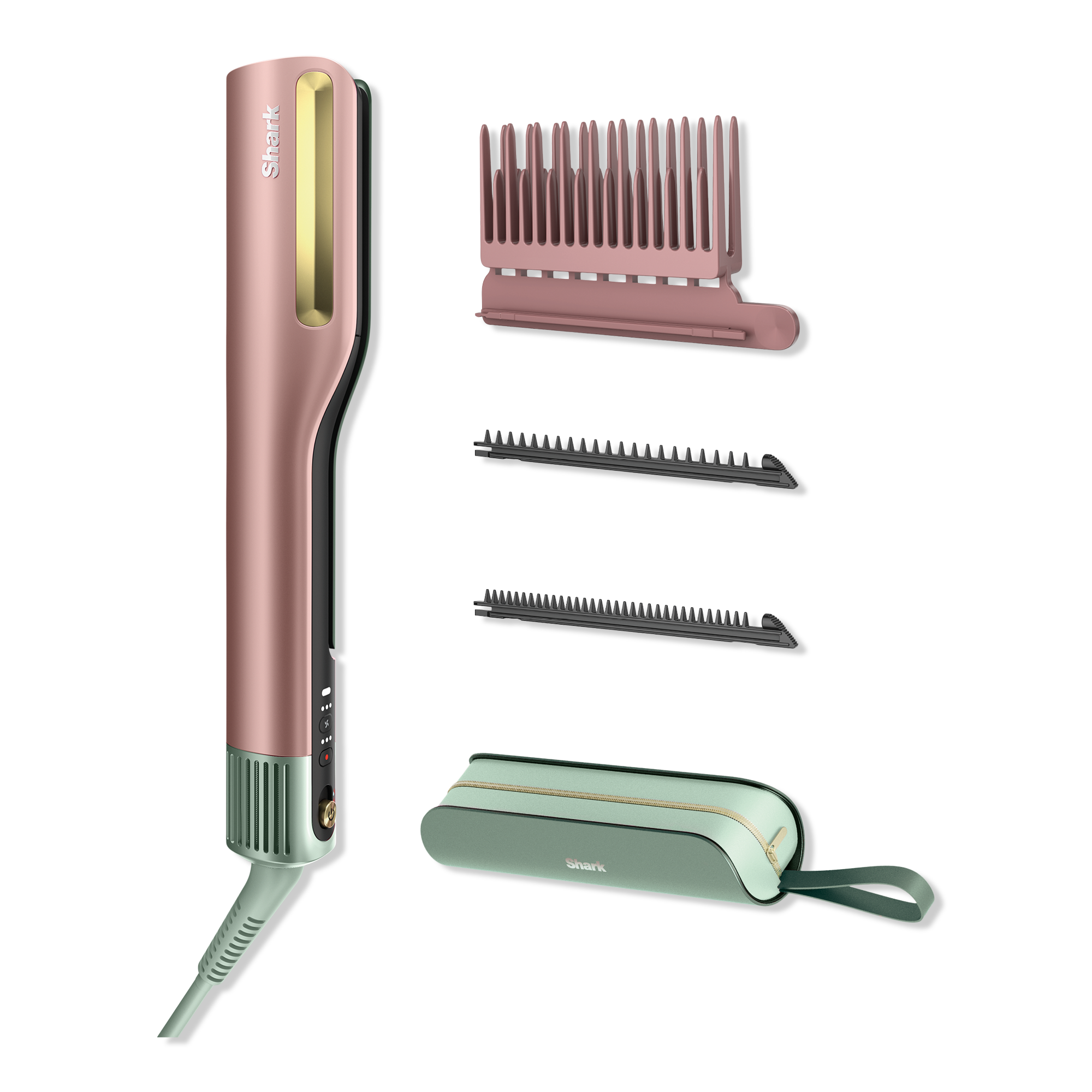Shark Beauty SilkiPro Straight Wet to Dry Straightener + Rapid Blow Dryer in Strawberry Matcha #1