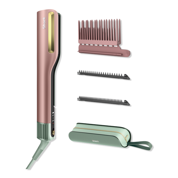 Shark Beauty SilkiPro Straight Wet to Dry Straightener + Rapid Blow Dryer in Strawberry Matcha #1