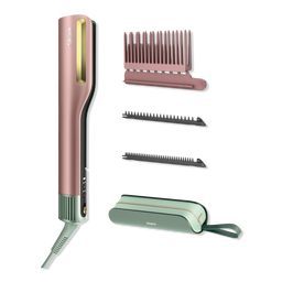 Shark Beauty SilkiPro Straight Wet to Dry Straightener + Rapid Blow Dryer in Strawberry Matcha