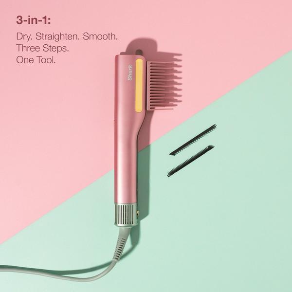 Shark Beauty SilkiPro Straight Wet to Dry Straightener + Rapid Blow Dryer in Strawberry Matcha #2