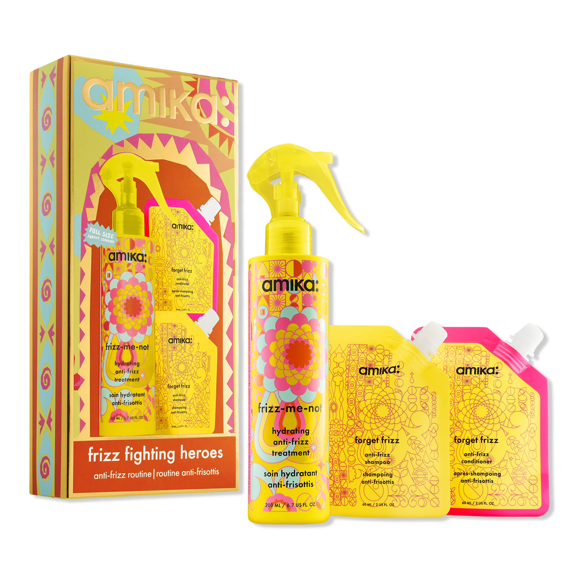 amika Frizz Fighting Heroes Smoothing Set #1
