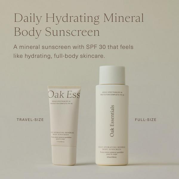 Oak Essentials Daily Hydrating Mineral Body Sunscreen Broad Spectrum SPF 30 #3