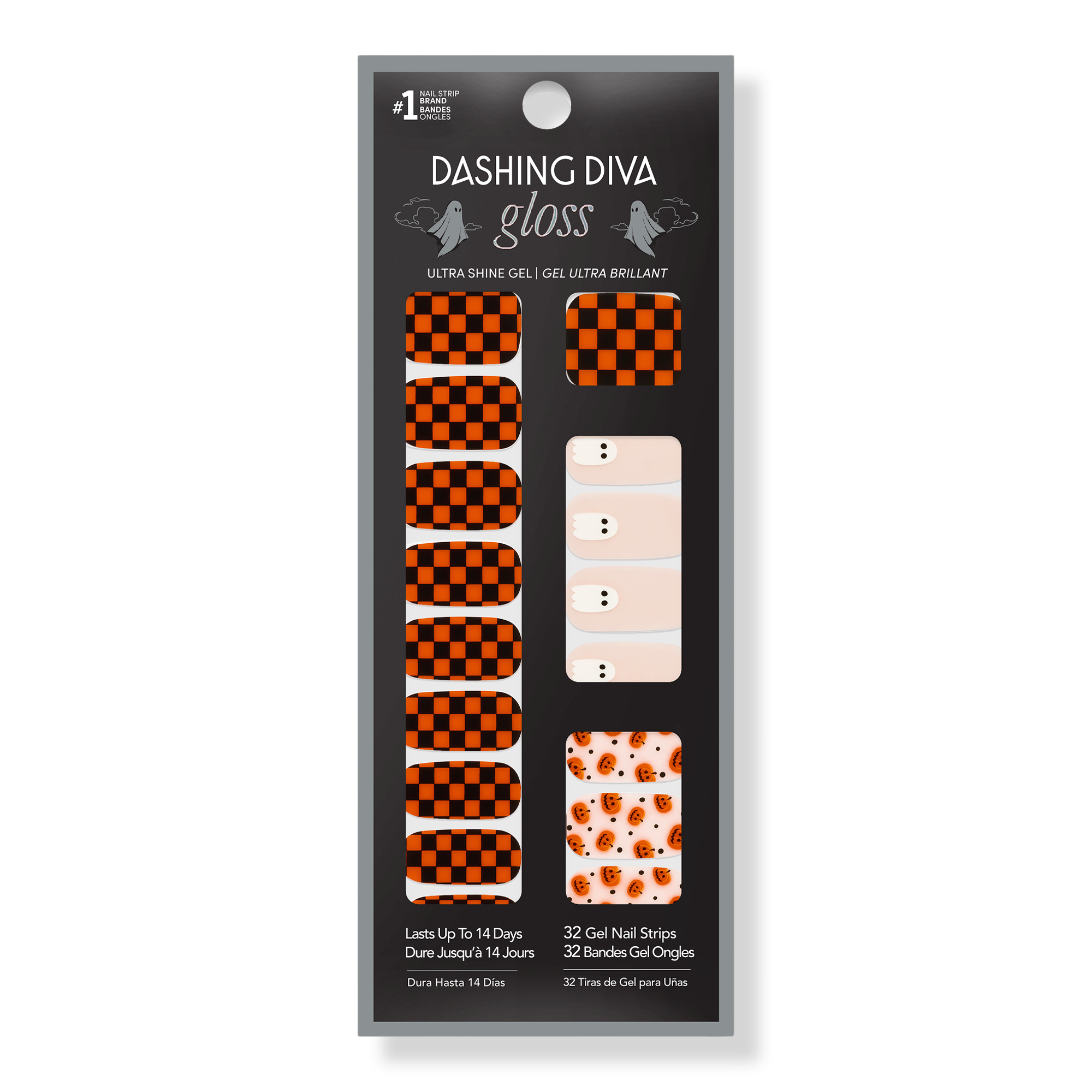 Dashing Diva GLOSS, Gel Nail Strips, Ghost n' Games #1