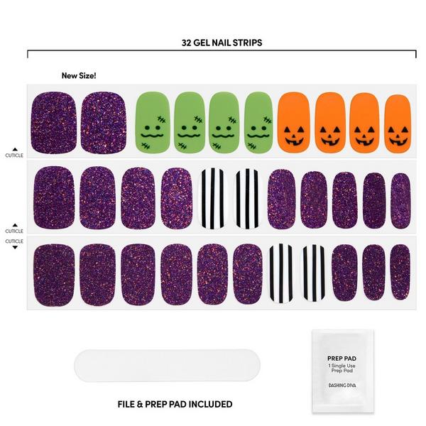Dashing Diva GLOSS, Gel Nail Strips, Monster League #2