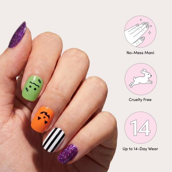 Dashing Diva GLOSS, Gel Nail Strips, Monster League #5