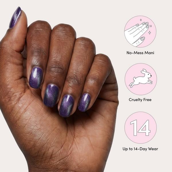 Dashing Diva GLAZE DESIGN, Semi-Cured Gel Nail Strips, Potion #5